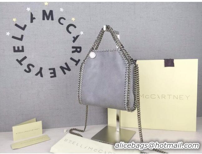 Low Price Stella McCartney Tiny Falabella Tote Bag 18cm SM1609 Grey/Silver 2020