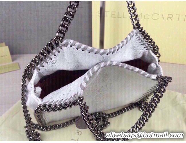 Promotional Stella McCartney Tiny Falabella Tote Bag 18cm SM1609 White/Silver 2020