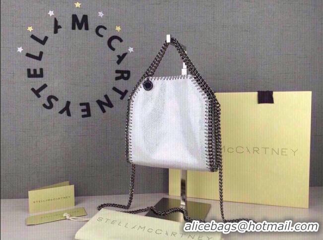 Promotional Stella McCartney Tiny Falabella Tote Bag 18cm SM1609 White/Silver 2020