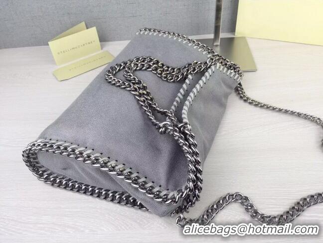 Famous Brand Stella McCartney Falabella Large Tote Bag SM1610 Grey 2020