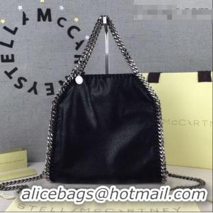 Buy Fashionable Stella McCartney Falabella Large Tote Bag SM1610 Black/Silver 2020