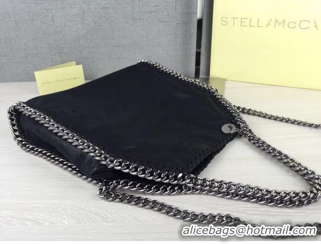 Buy Fashionable Stella McCartney Falabella Large Tote Bag SM1610 Black/Silver 2020