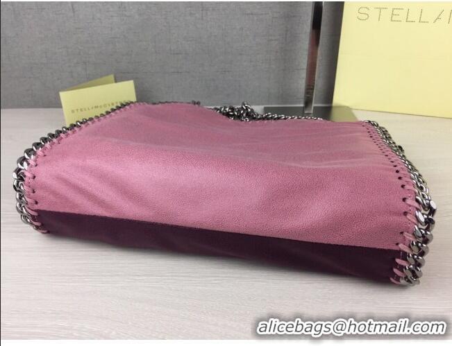 Cheapest Stella McCartney Double Falabella Large Tote Bag SM1610 Burgundy/Pink 2020