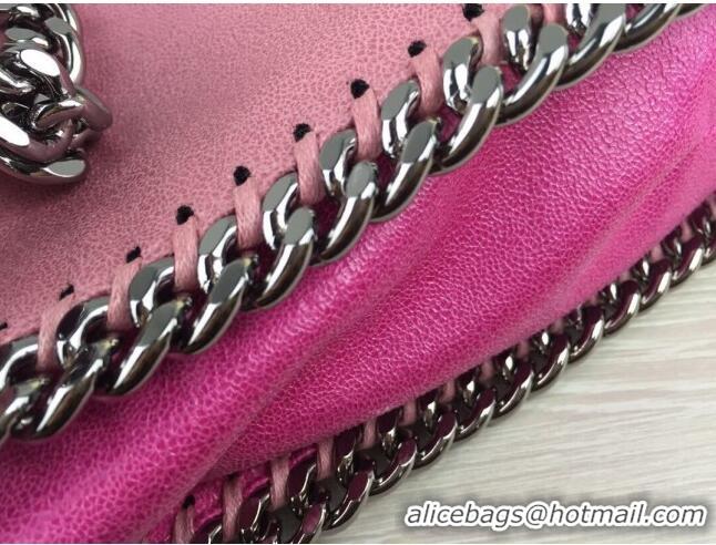 Cheapest Stella McCartney Double Falabella Large Tote Bag SM1610 Burgundy/Pink 2020