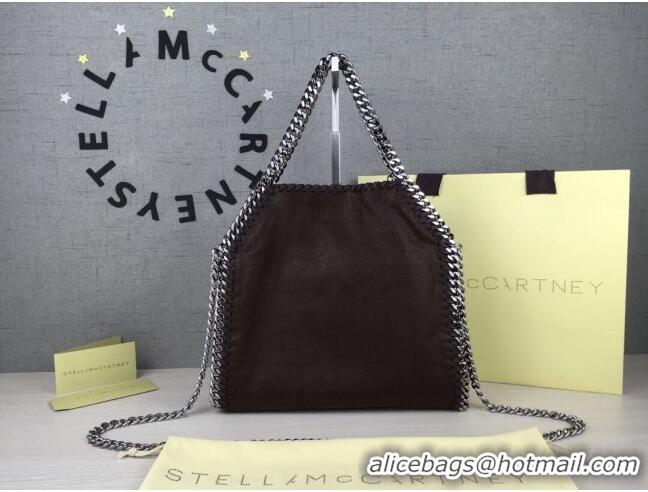 Cheap Stella McCartney Falabella Large Tote Bag Dark SM1610 Brown/Silver 2020