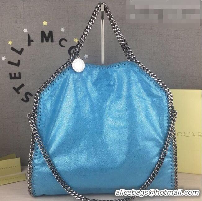 Grade Quality Stella McCartney Falabella Fold Over Tote Bag SM1611 Blue 2020