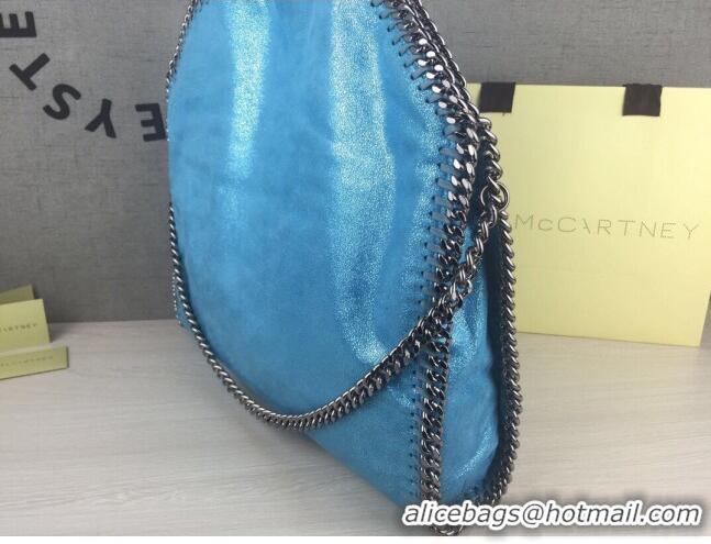 Grade Quality Stella McCartney Falabella Fold Over Tote Bag SM1611 Blue 2020