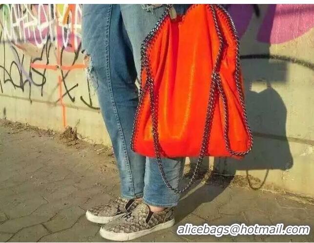 Wholesale Stella McCartney Falabella Fold Over Tote Bag SM1611 Orange 2020