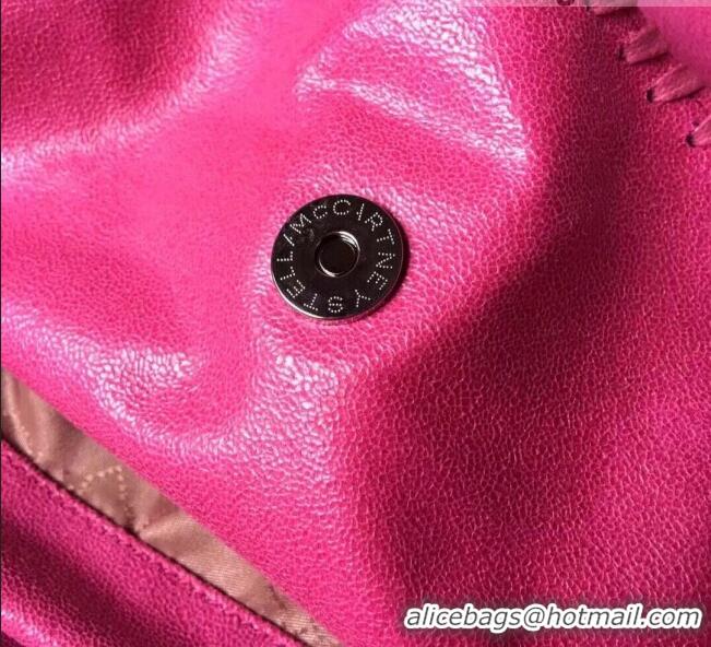 Grade Quality Stella McCartney Falabella Fold Over Tote Bag SM1611 Hot Pink 2020