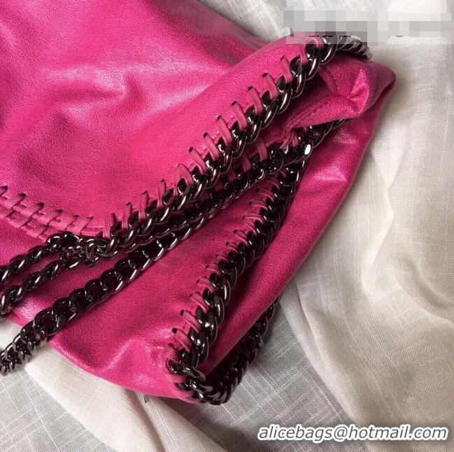 Grade Quality Stella McCartney Falabella Fold Over Tote Bag SM1611 Hot Pink 2020