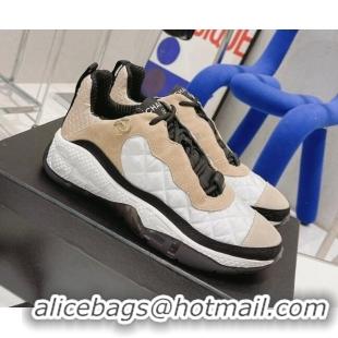 Low Price Chanel Mesh & Suede Sneakers G38290 Beige/White 