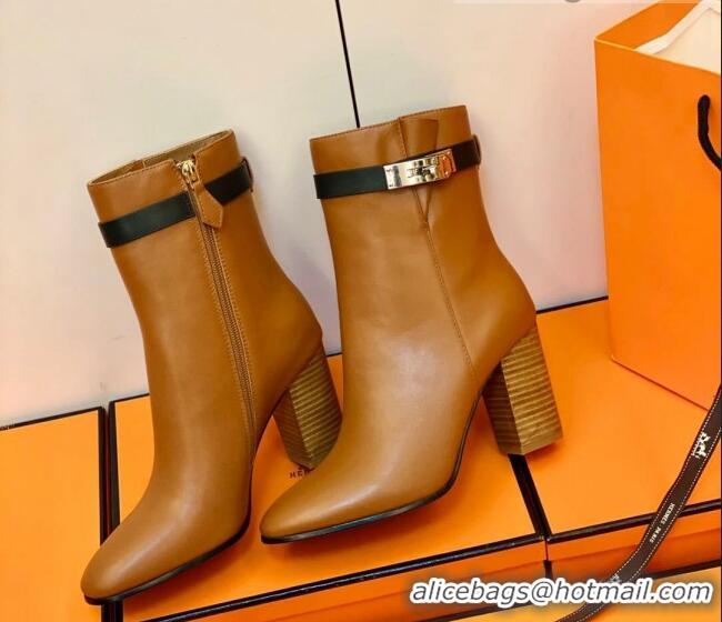 Reasonable Price Hermes Saint Germain Ankle Boot 207051 Brown/Black