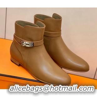 Good Product Hermes Neo Ankle Boot 207051 Brown