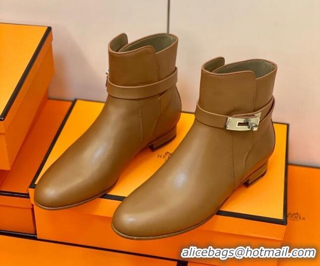 Good Product Hermes Neo Ankle Boot 207051 Brown