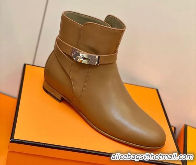 Good Product Hermes Neo Ankle Boot 207051 Brown