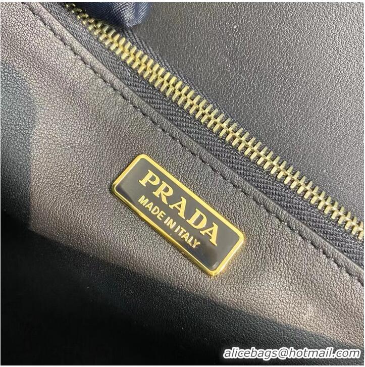 Well Crafted Prada Saffiano leather Identity shoulder bag 1BM318 black