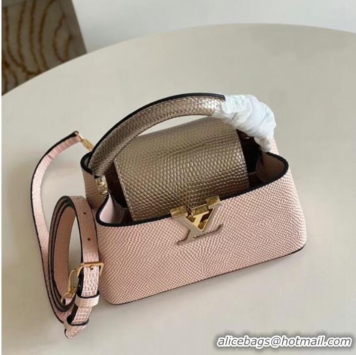 Good Quality Louis Vuitton CAPUCINES MINI M59268 light pink