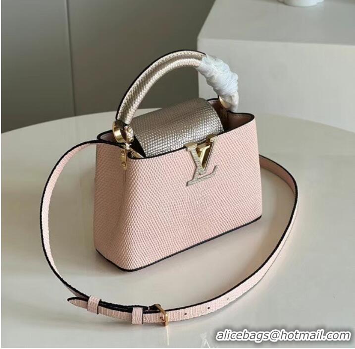 Good Quality Louis Vuitton CAPUCINES MINI M59268 light pink