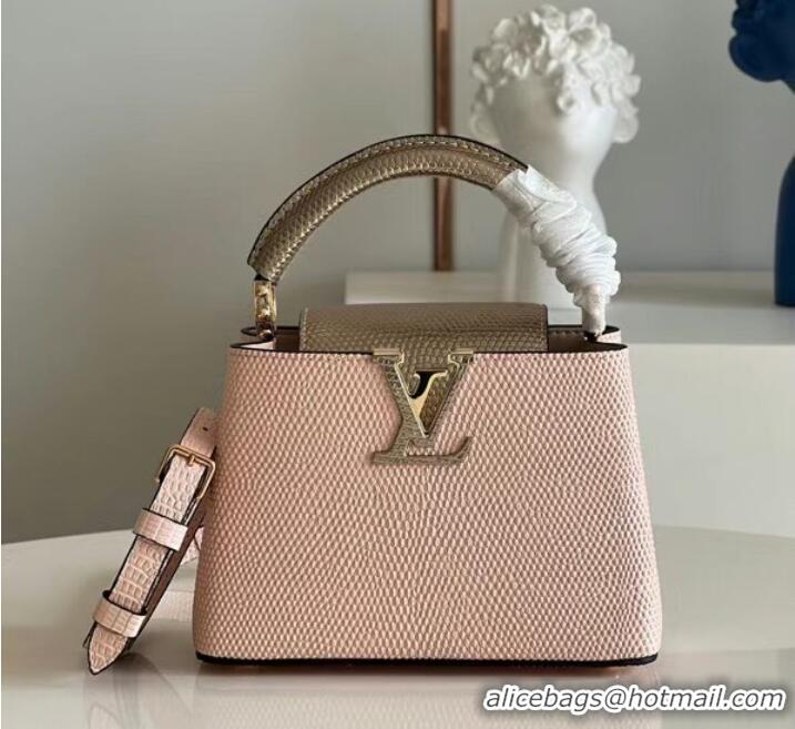 Good Quality Louis Vuitton CAPUCINES MINI M59268 light pink