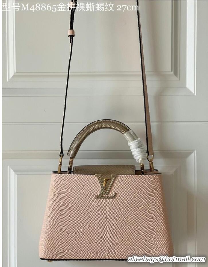 Top Grade Louis Vuitton CAPUCINES BB M59266 light pink