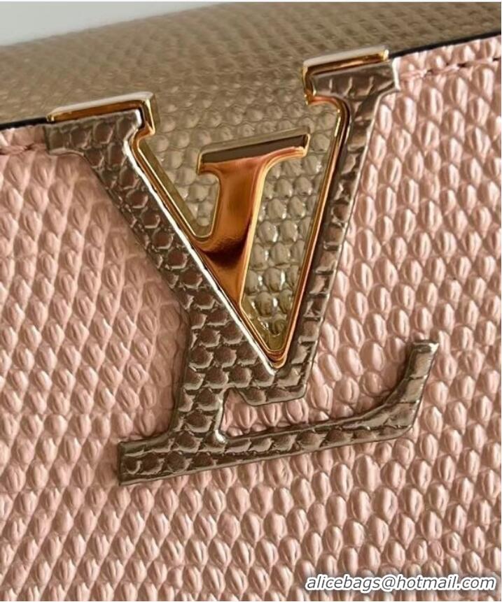 Top Grade Louis Vuitton CAPUCINES BB M59266 light pink