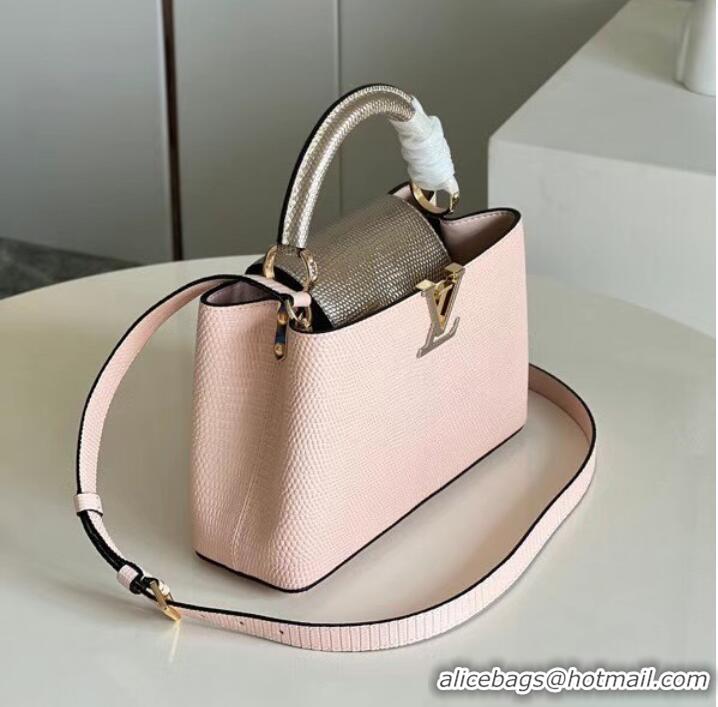 Top Grade Louis Vuitton CAPUCINES BB M59266 light pink