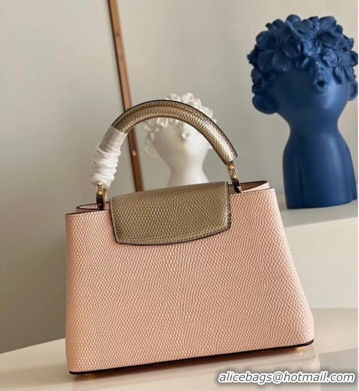 Top Grade Louis Vuitton CAPUCINES BB M59266 light pink