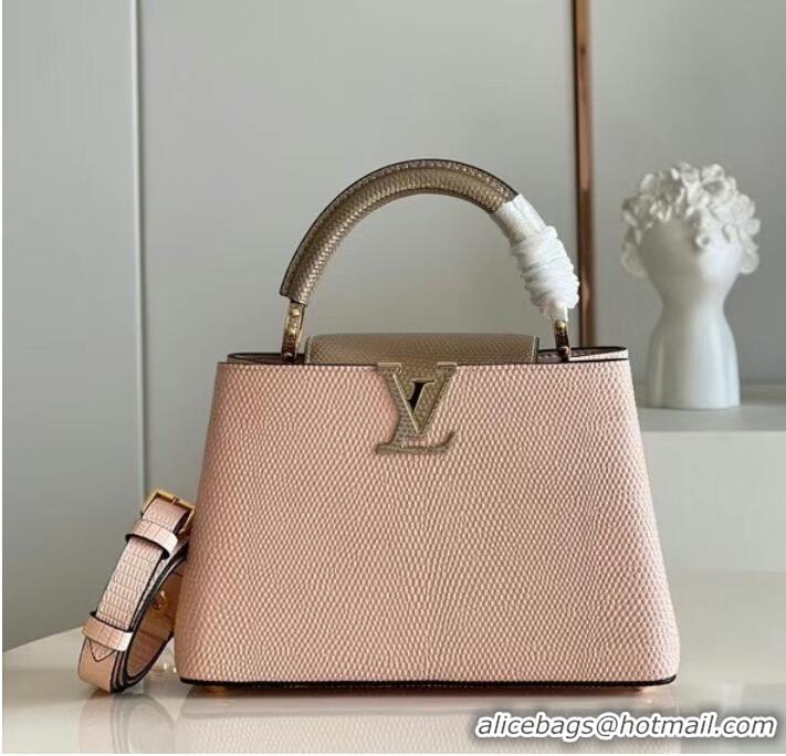 Top Grade Louis Vuitton CAPUCINES BB M59266 light pink