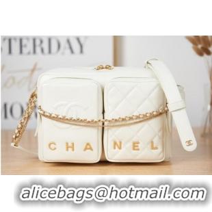 Luxury Discount Chanel Shoulder Bags AS2924 white