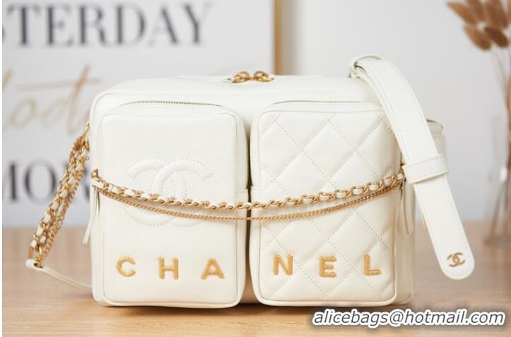 Luxury Discount Chanel Shoulder Bags AS2924 white