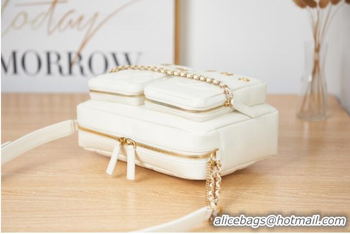 Luxury Discount Chanel Shoulder Bags AS2924 white