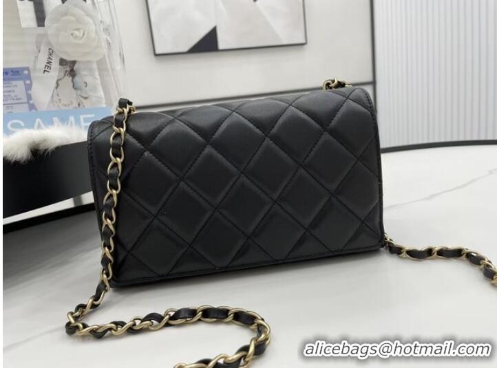 Super Quality Chanel Flap Lambskin Shoulder Bag AS2557 black