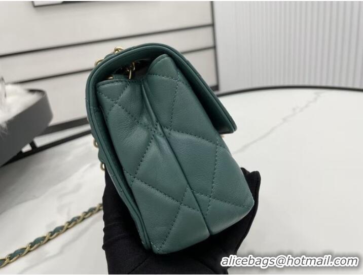 Top Grade Chanel Flap Lambskin Shoulder Bag AS2557 green