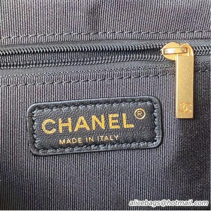 Spot Bulk Chanel Lambskin Shoulder Bag AS2977 black