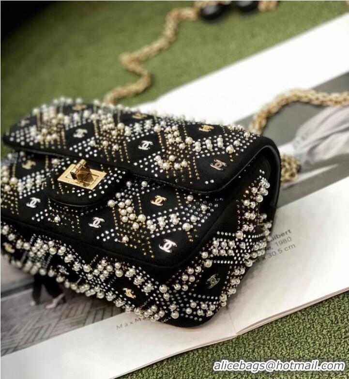 Reasonable Price Chanel Flap Lambskin Shoulder Bag AS2755 black