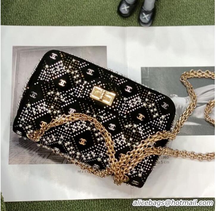 Reasonable Price Chanel Flap Lambskin Shoulder Bag AS2755 black