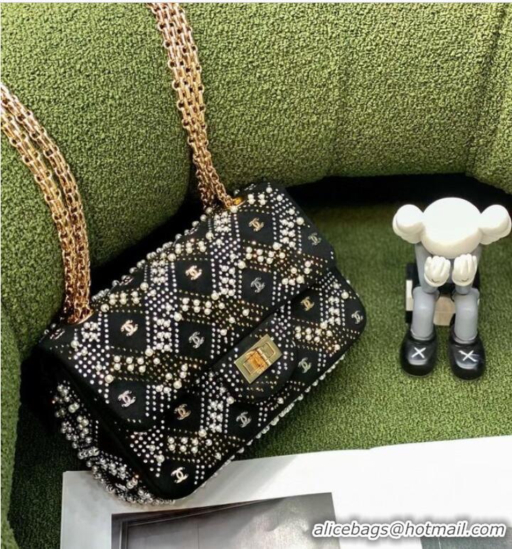 Reasonable Price Chanel Flap Lambskin Shoulder Bag AS2755 black