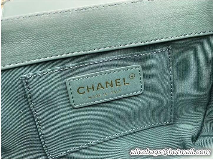 Pretty Style Chanel Flap Lambskin Shoulder Bag AS2556 green