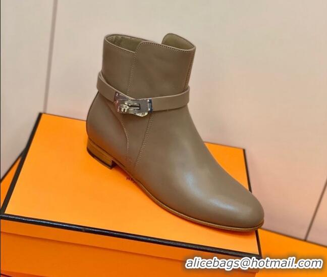 Best Luxury Hermes Neo Ankle Boot 207056 Grey