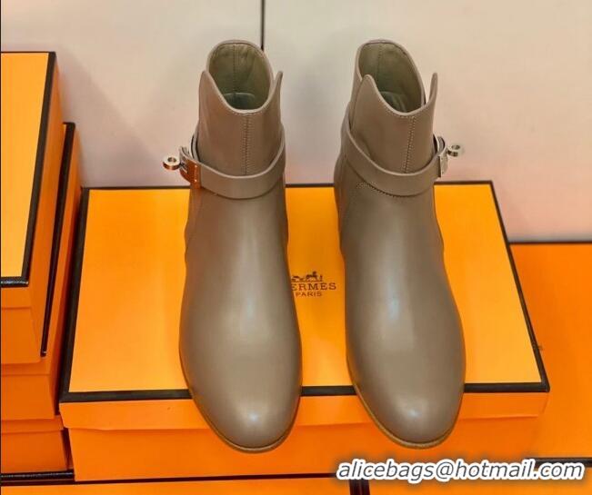 Best Luxury Hermes Neo Ankle Boot 207056 Grey