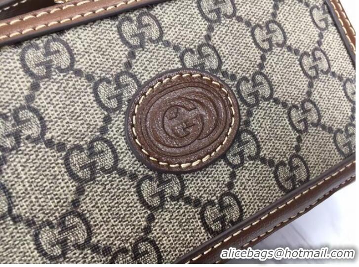 Luxury Discount Gucci Mini shoulder bag 671674 brown