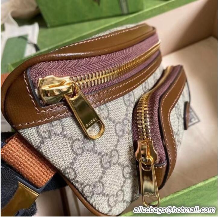 Well Crafted Gucci Belt bag with Interlocking G 682933 brown