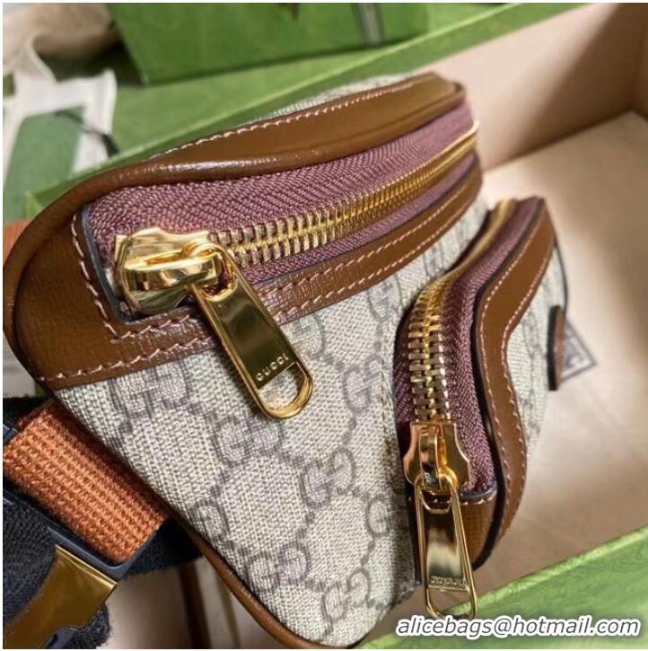 Well Crafted Gucci Belt bag with Interlocking G 682933 brown