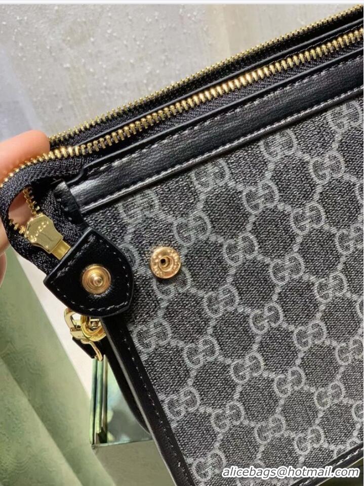 Unique Style Gucci Messenger bag with Interlocking G 674164 black