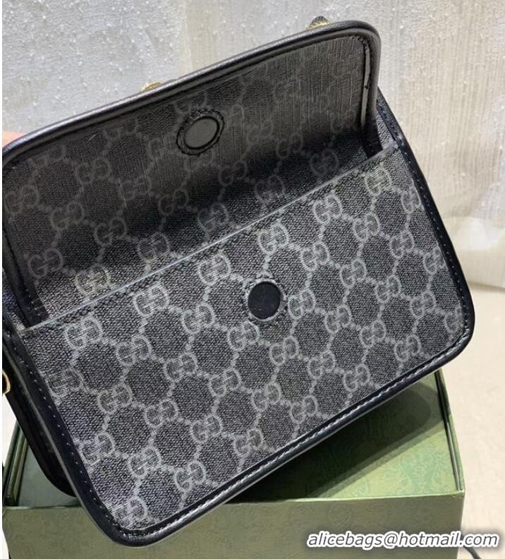 Unique Style Gucci Messenger bag with Interlocking G 674164 black