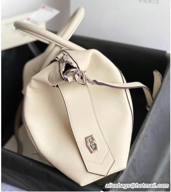 Spot Bulk GIVENCHY Original Leather Shoulder Bag 63188 Off White