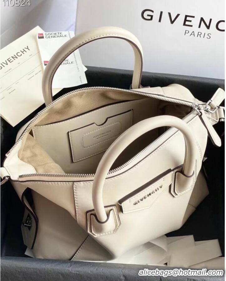 Spot Bulk GIVENCHY Original Leather Shoulder Bag 63188 Off White