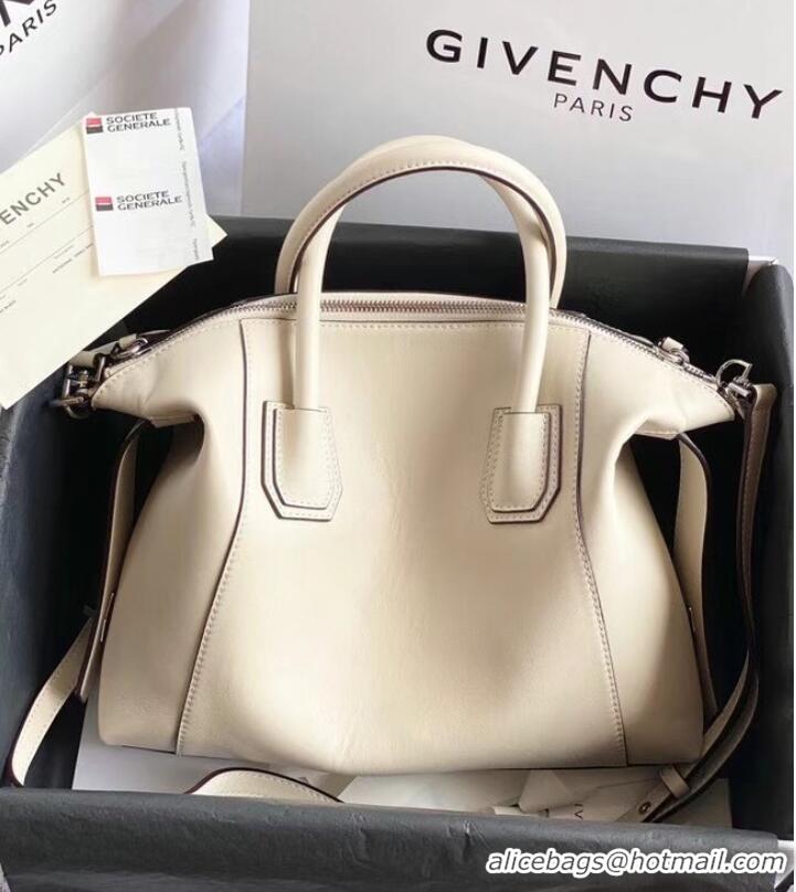 Spot Bulk GIVENCHY Original Leather Shoulder Bag 63188 Off White