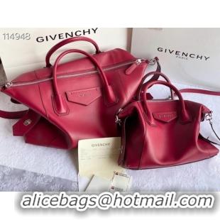 Spot Promotional GIVENCHY Original Leather Shoulder Bag 63188 red