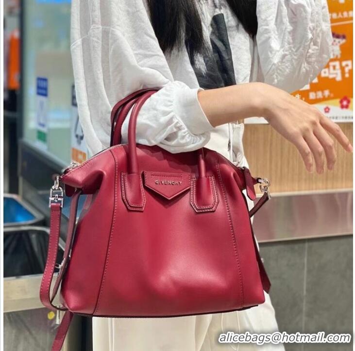 Spot Promotional GIVENCHY Original Leather Shoulder Bag 63188 red